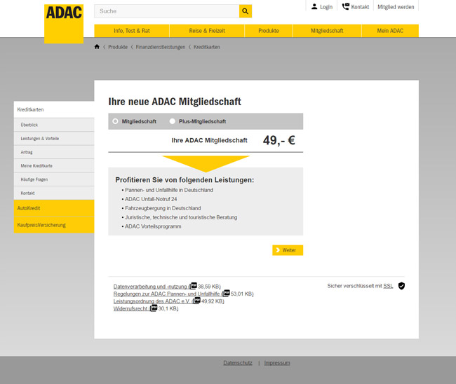 ADAC KreditKarte GOLD alle Konditionen im Test