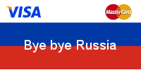 Kreditkartenanbieter VISA droht mit Russland-Rückzug