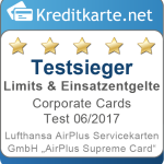 Testsiegel-2017-Limits-Lufthansa-Airplus-Servicekarten-GmbH-Airplus-Supreme-Card