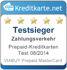 Testsieger Zahlungsverkehr Prepaid Kreditkarten 2014 1