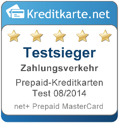 Testsieger Zahlungsverkehr Prepaid Kreditkarten 2014 2