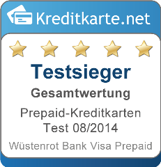 Testsieger Prepaid Kreditkarten Test 2014