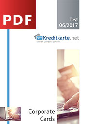 Deckblatt zur PDF Corporate Cards Test 2017
