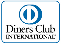 Aufschrift Diners Club International