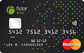schwarze Prepaid-Kreditkarte der Fidor Bank