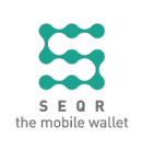 Logo SEQR auf grauem Hintergrund mit Bildunterschrift