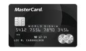 Schwarze MasterCard World Signia