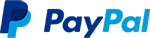 Logo dunkelblau-hellblau von PayPal