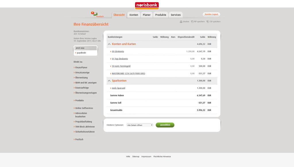 Norisbank Filialnummer Norisbank Filialnummer