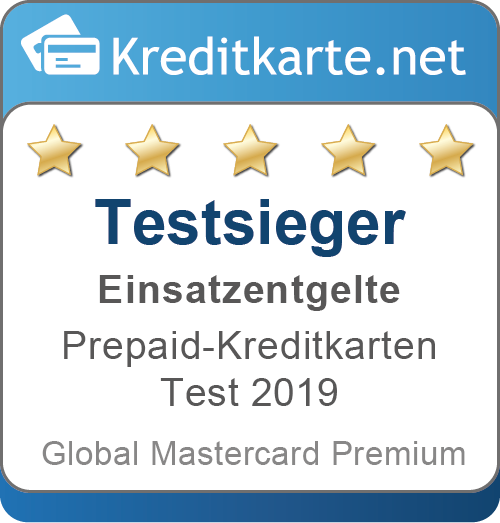 Global Mastercard Premium Prepaid Kreditkarte