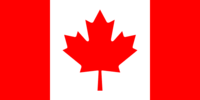 Kanadische Flagge - Teil des Canadian Bitcoin-Logos