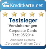 Sieger Versicherungenn im Corporate Cards Test 2014